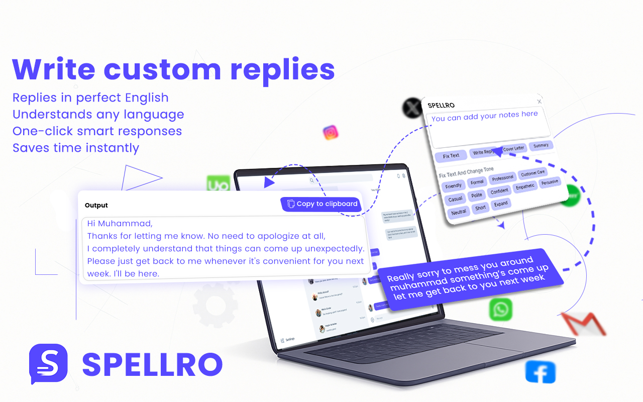 5 custom reply banner